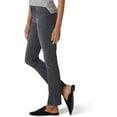 thumbnail image 2 of Lee Womens Regular Fit Straight Leg Jean 10 Short Gray, 2 of 6