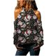 thumbnail image 4 of Mujeres moda Navidad sin tirantes impresión manga larga blusas sudadera Tops Pompotops  gfhjh10310, 4 of 5