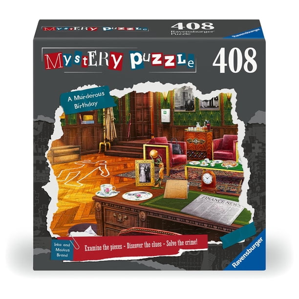 Rompecabezas Ravensburger A Murderous Birthday 408 piezas