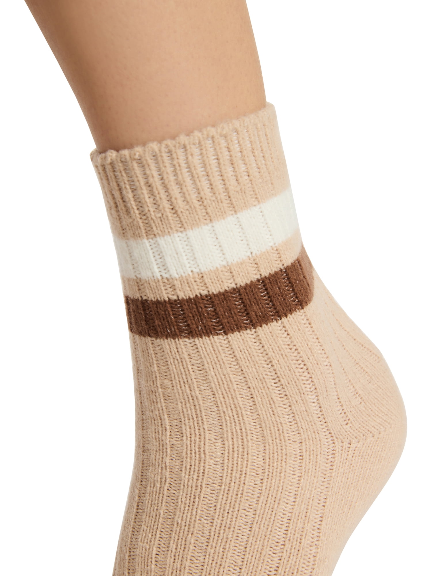 Madden NYC Women's Shortie Boot Socks, 3-Pack, Fits Shoe Size 5-10
