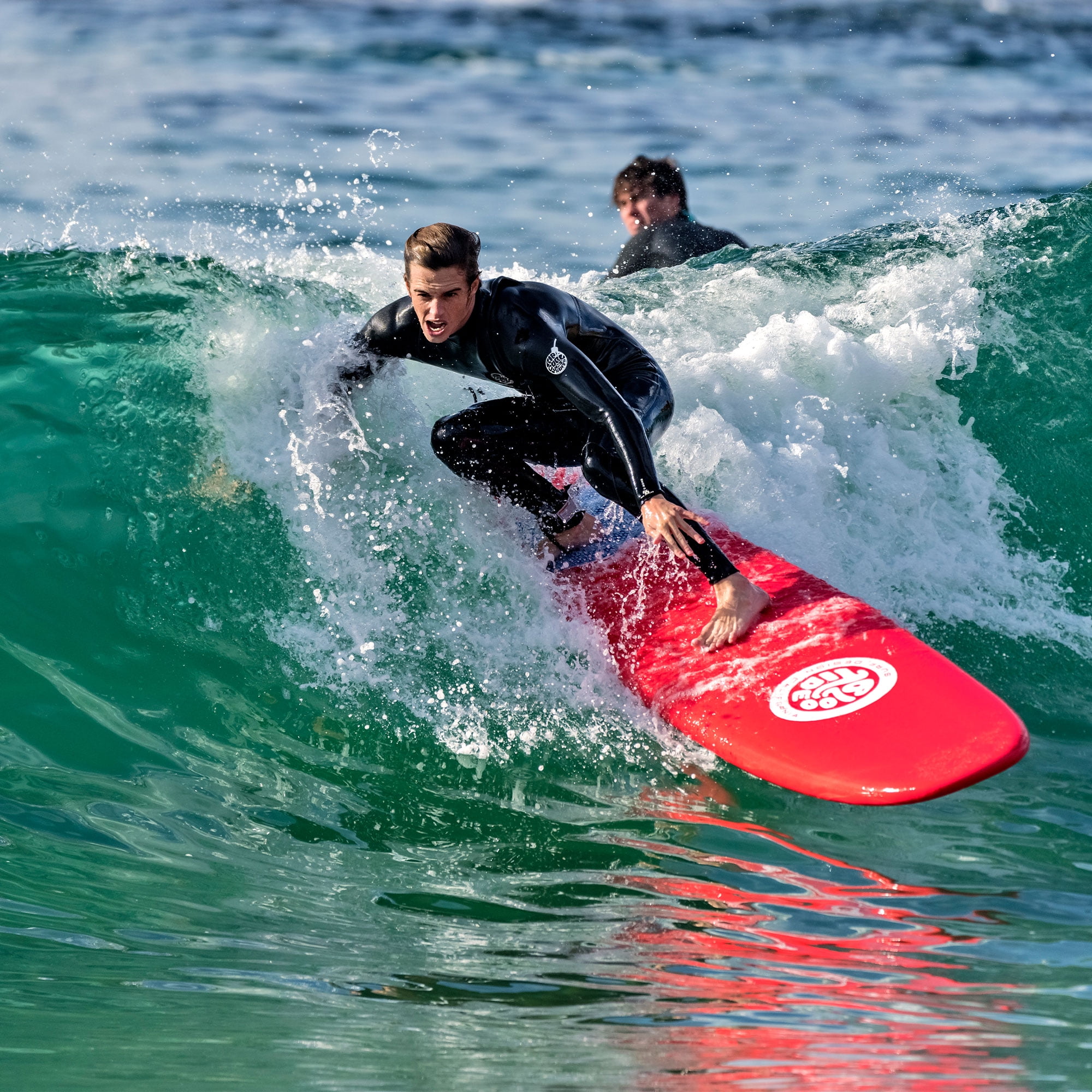 BLOO TIDE 8FT SURFBOARD - RED