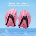 thumbnail image 4 of Mightlink 1 Pair Swim Training Hand Paddles with Adjustable Straps Lightweight Swimming Hand Paddles for Children Adult, 4 of 6