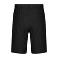 thumbnail image 2 of FINALGANG Boys Kids Solid Color High Waisted Pleated Shorts Button Closure Side Pockets Lightweight Casual Comfy Shorts For Summer Vacation Wear Black 11-12 Years, 2 of 4