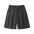 thumbnail image 4 of Summer Mens Shorts Solid Color Casual Loose Fit Shorts Beach Vacation With Pockets, 4 of 4