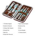 thumbnail image 6 of Professional Nail Kit Tonail Cliper Nail Clippers Set Manicure Clippers Set For Home For Salon For Travel Burgundy, 6 of 8