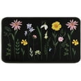 thumbnail image 3 of Kitchen Mats for Floor Floral Kitchen Rugs Sets of 2 Non Slip Absorbent Washable Kitchen Rugs Anti Fatigue 17"x47"+17"x30", 3 of 5