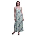 thumbnail image 1 of Bimba Robe Longue Maxi à Bretelles Spaghetti Ajustables Imprimée d'Oiseaux, Tenue de Plage d'Été - Xxx-Grand, 1 of 6