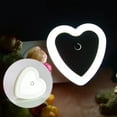 thumbnail image 6 of Heart Shaped LED Night Light Plug In with Dusk to Dawn Sensor, Soft Warm Glow, Auto On/Off, Energy Saving for Bedroom, Nursery, Hallway, Kids, and Baby Room, Multiple Colors, 6 of 6