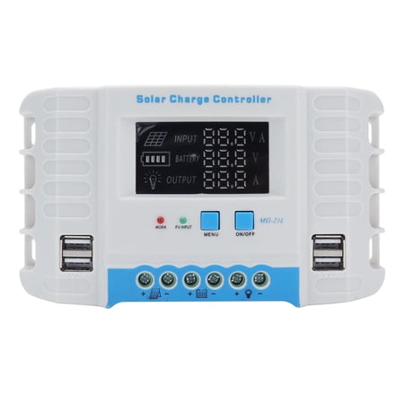 Solar Panel Charge Controller, One Key Operation Solar Controller ...