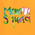 thumbnail image 2 of Wild Bobby, Colorful Baseball Mom Squad, Sports, Women Graphic Tee, Gold, Medium, 2 of 4