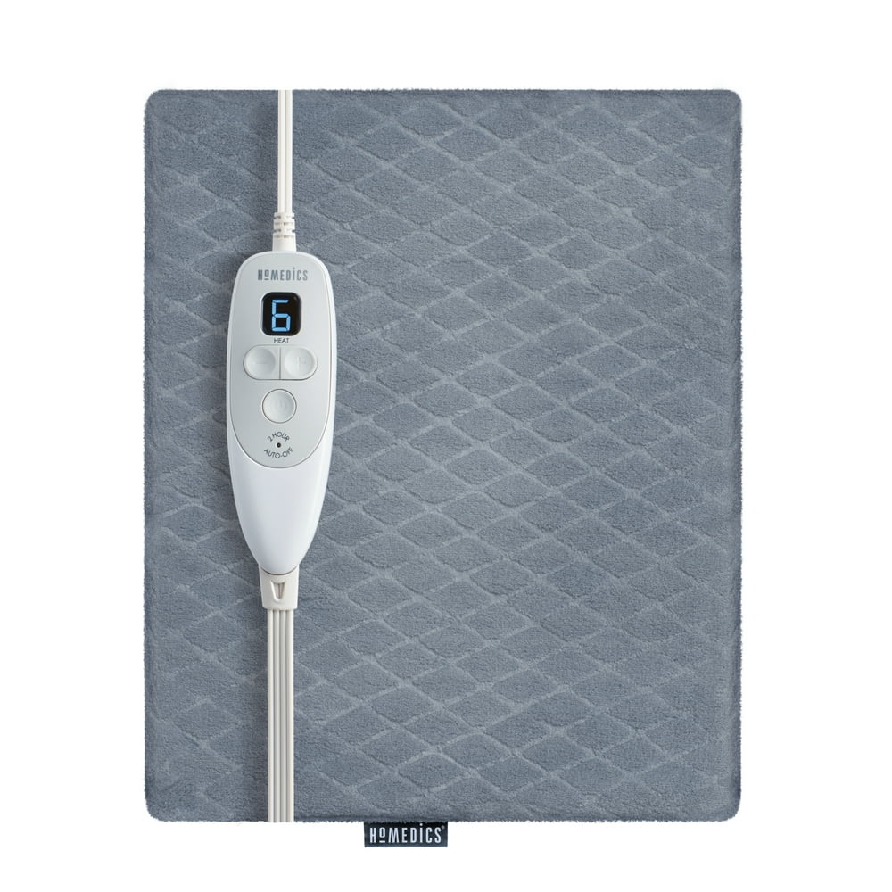 HoMedics 12in x15in Digital Heating Pad with Instaheat Blue, HP20DSJ