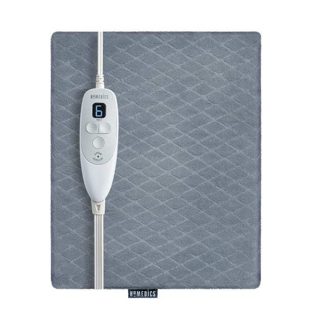 HoMedics 12in x15in Digital Heating Pad with Instaheat Blue, HP20DSJ