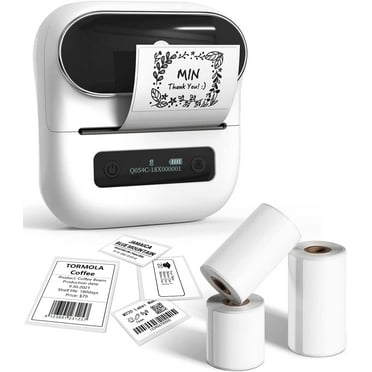 Phomemo M220 Label Maker, New Flagship 3.14 Inch Bluetooth Thermal Label Printer for Barcode, Address, Labeling, Mailing, File Folder Label, Easy to Use, with 3 Rolls Label