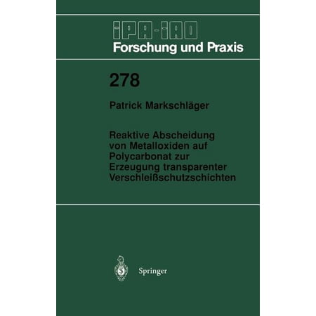 ISBN 9783540655022 product image for IPA-Iao - Forschung Und Praxis: Reaktive Abscheidung Von Metalloxiden Auf Polyca | upcitemdb.com