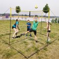 thumbnail image 3 of LeKing Portable Sports Four Square Volleyball Net with Pole for Beach Outdoors, 3 of 9