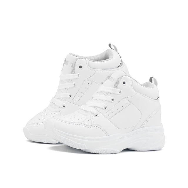 Tenis Bota Escolares Para Niño Antiderrapante Ligero Ninos blanco 15