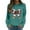 Green, variant on Fiaer Bow Women Sweatshirts Christmas Baggy Tops Holiday Crew Neck Trendy Long Sleeve Cozy Leisure Pullover Yellow XL