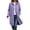 Purple, variant on TGSLY Women's Long Button Down Sweatshirt Lightweight Collared Long Sleeve Cardigan Coat Relaxed Casual Solid Color Fall Winter Jacket with Pockets XXL