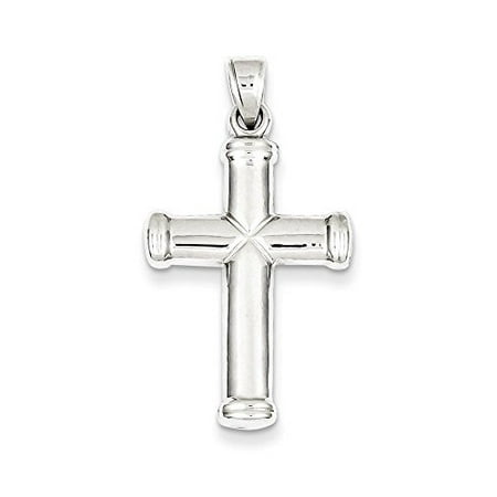 Sterling 925 Charm Pendant - .925 Sterling Silver Reversible Latin Cross Charm Pendant MSRP $34