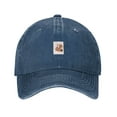 thumbnail image 1 of ZICANCN Casquette de Baseball Réglable Femmes, Chapeaux Abstract Aesthetic Pattern Pink pour Hommes Adulte Lavé Coton Denim Baseball Caps Mode, Bleu Marine, 1 of 6