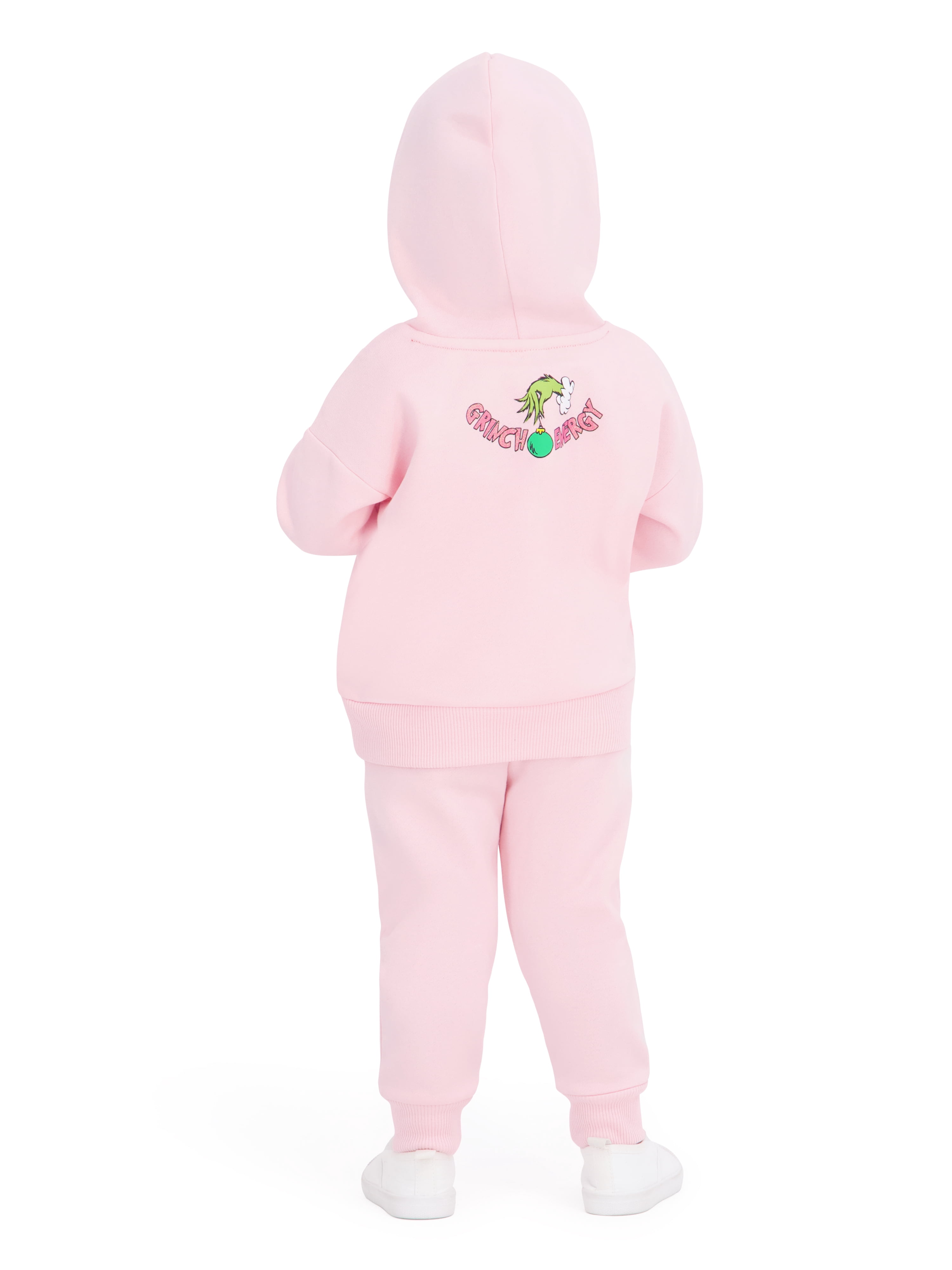 Dr. Seuss The Grinch Toddler Girl Hoodie and Jogger Set, Sizes 12M-5T