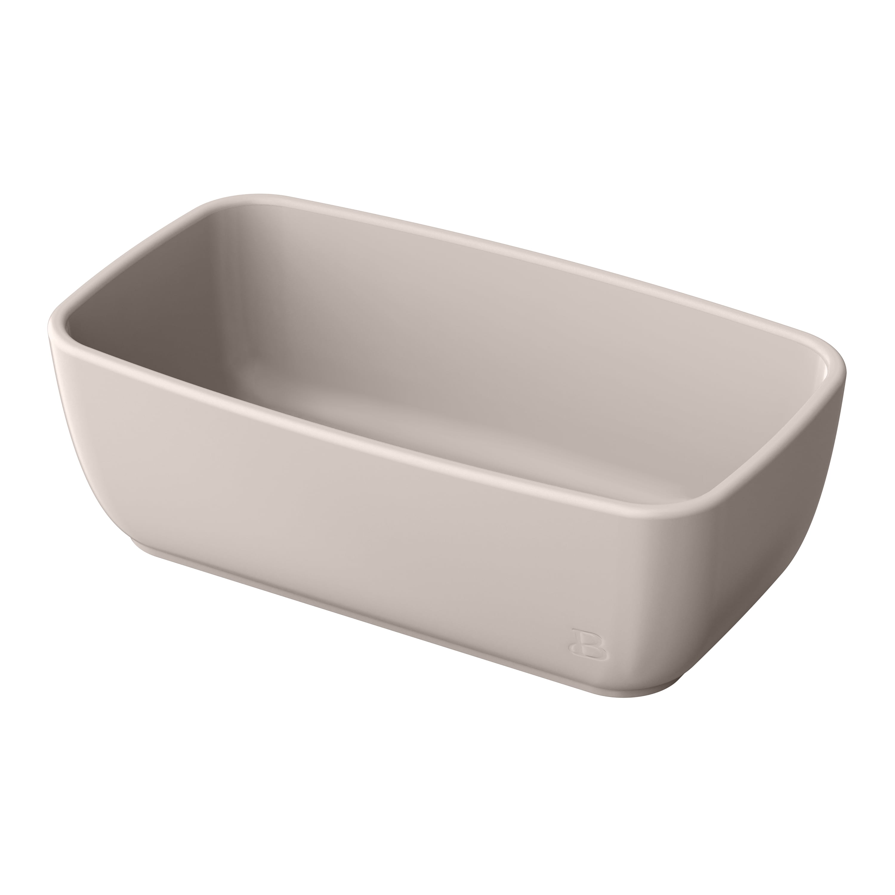 Beautiful 8.75”x 4.75” Stoneware Loaf Pan, Porcini Taupe by Drew Barrymore