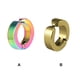 thumbnail image 4 of Pendientes sin perforación Qarigey aro Acero inoxidable para hombre, 4 of 6