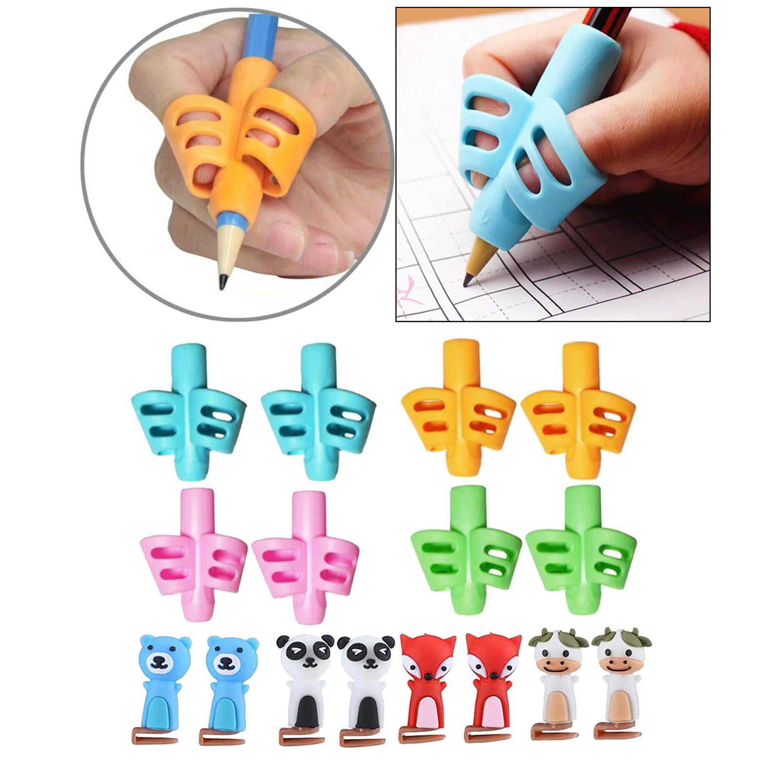 4/8 Pcs Set Children Pencil Holder Pen Writing Aid Grip Posture Correction Tool 