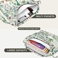 thumbnail image 4 of Boho Floral Butterfly Canvas Crossbody Bag – Cute Bee and Flower Pattern for Daily Use, 4 of 5