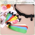 thumbnail image 4 of Uxcell Flag Football, Adjustable Flag Football Belts with 1 Belt and 2 Flags Easy Tear Away 2Pcs & Emerald Green/Purple - Fitting For(Youth/Adults Players Training Equipment/Competition), 4 of 7