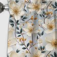 thumbnail image 3 of Designart "Elegant Ivory Seashell Florals III" Floral Blackout Curtain Panels, 3 of 4
