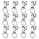 thumbnail image 2 of WORGEOUS 12 Uds. Rodillos de riel de cortina de Metal, corredores de polea deslizantes suaves para varios tipos de cortinas, polea de riel, poleas de ventana, corredores de cortina, 2 of 8