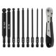 thumbnail image 1 of 10Pcs Set H1.5 2 2.5 3 4 5 6 8 10 Ball Head Hex Shank Magnetic Screwdriver Bits with Mini Ratchet Wr, 1 of 5
