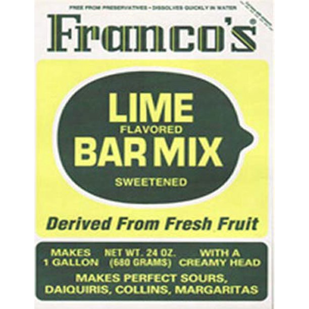 Franco's Lime Margarita Bar Mix