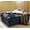 Dark Blue, variant on Cterwk Corduroy Upholstered Ottoman for Living Room, Bedroom, Office, Red