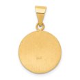 thumbnail image 4 of Finest Gold 14K Yellow Gold Polished & Satin St Matthew Medal Hollow Pendant, 4 of 4