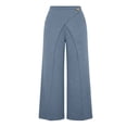 thumbnail image 5 of hlysgo Women's Wide Leg Pants Elegant High Waisted Asymmetrical Pant Business Casual Dress Trousers with Pockets Gray,XL, 5 of 6
