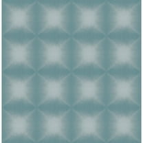 Kenneth James Echo Teal Geometric Wallpaper, 20.5-in by 33-ft, 56.4 sq. ft