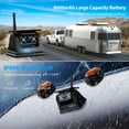 thumbnail image 7 of ZEROXCLUB 10 Inch Magnetic Solar Wireless Backup Camera 1080P HD Waterproof DVR Dual RV Backup Cameras, 7 of 7