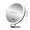 B, variant on Aodebiao Lighted Makeup Mirror, Rechargeable Double Sided Magnifying Mirror , 360° Rotation Vanity Mirror, Brightness Adjustable Magnification Cosmetic Light up Mirror, Women Gift