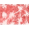 thumbnail image 1 of Ahgly Company Indoor Rectangle Abstract Red Modern Area Rugs, 4' x 6', 1 of 4