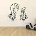 thumbnail image 3 of Cute Hungry Worm Number Counting Number Worm Vinyl Wall Decal Wall Sticker For Kids Children Room Wall Decoration Playroom Bedroom Counting Number Vinyl Wall Decal Design Boys Girls Size (20x20 inch), 3 of 3
