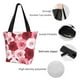 thumbnail image 4 of Fotbe Rose Bolsa de Playa con Estampado, Bolsa de Hombro, Bolsa de Mano Espaciosa, Bolsa de Viaje Ligera, Bolsa de Compras Versátil, 4 of 6