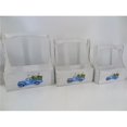 thumbnail image 1 of Tool Box Shape with Blue Truck Pattern Crates, Set of 3, 1 of 1