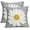 Daisy Yellow, variant on Halloween Pillow Covers 18x18 Inch Pumpkin Jack-O''-Lanterns Bat Spider Web Cotton Linen Decorative Throw Pillow Case Holiday Cushion Cover Set of 2 for Bedroom Sofa Living Room Couch Chair