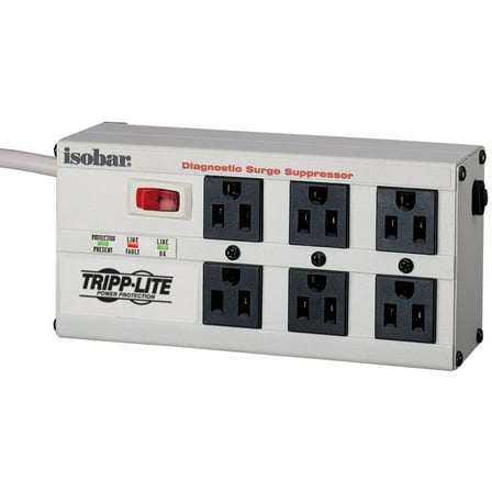 Tripp Lite® Isobar6 Ultra Premium Surge Protector (6-Outlet, 6ft Cord)