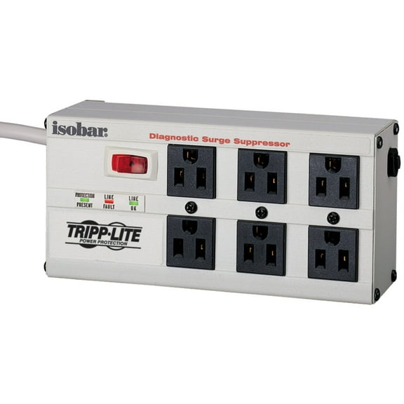 Tripp Lite® Isobar6 Ultra Premium Surge Protector (6-Outlet, 6ft Cord)