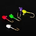 thumbnail image 4 of 10 Pcs Hameçons Ronds pour Tête Jig en Acier à Haute Teneur en Carbone pour Pêche, 4 of 5