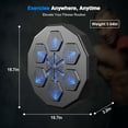 thumbnail image 2 of Pecoda Music Boxing Machine, Smart Bluetooth Connection Boxing Equipment, Fight Reaction Training Boxing Pad, Release Pressure Wall Mounted Punching Equipment with Boxing gloves, 2 of 7