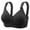Black, variant on Gymayou Full Cup Wireless Bra for Older Women Thin Cup No Underwire Comfort Bra Breathable Gathering Bras Beige L